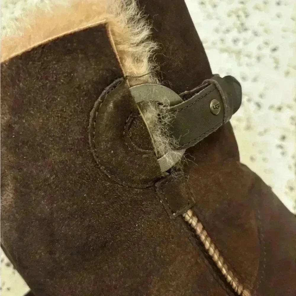 Nash Aviator Shearling Fur‎ Boot Chocolate
